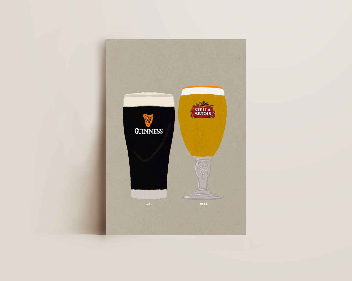 Guinness & Stella Print