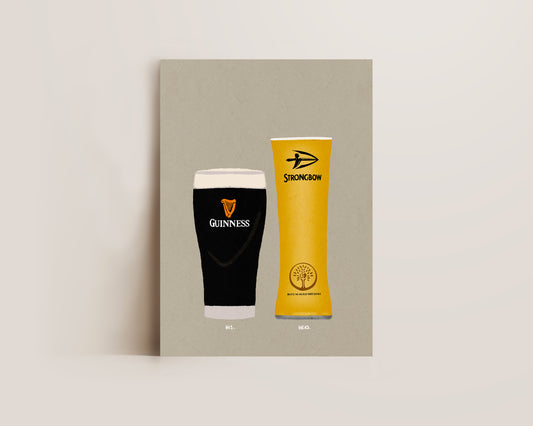 Guinness & Strongbow Print