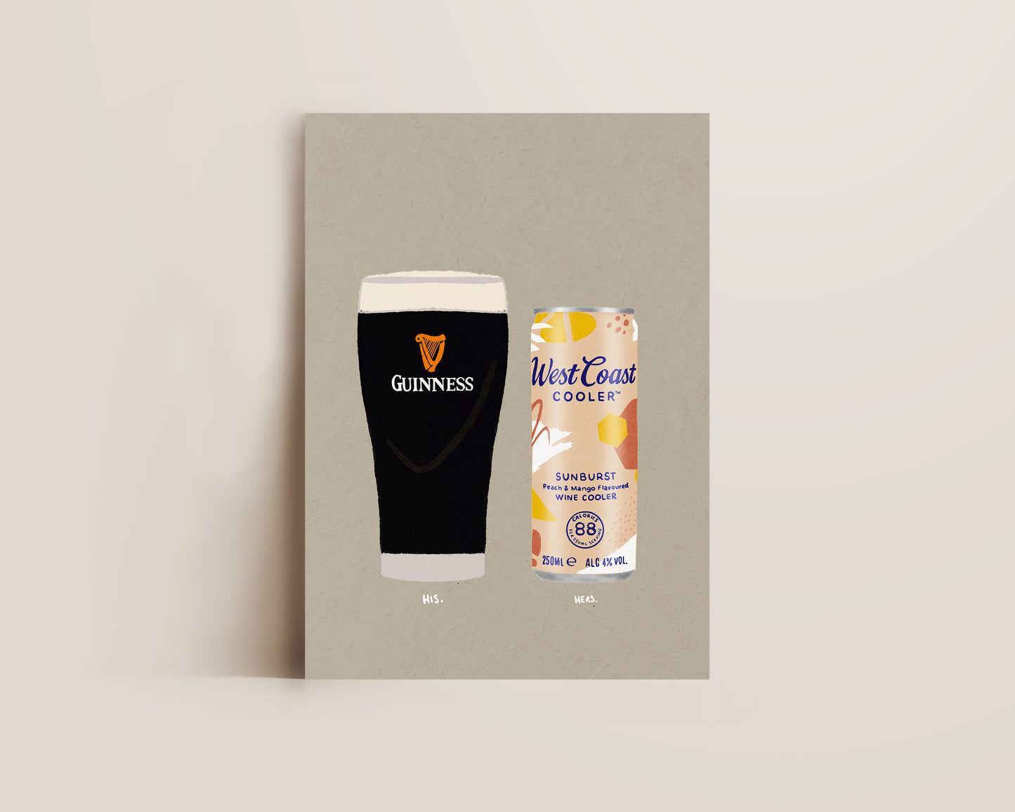 Guinness & West Coast Cooler Print