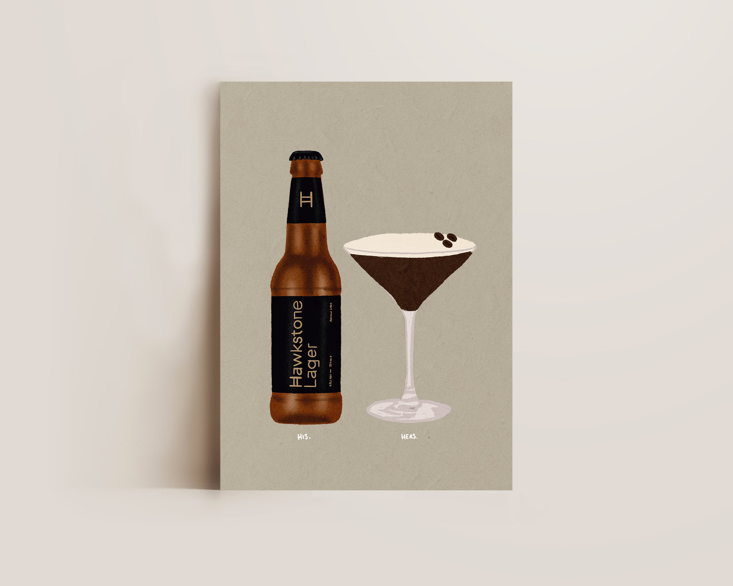 Hawkstone Lager & Espresso Martini Print