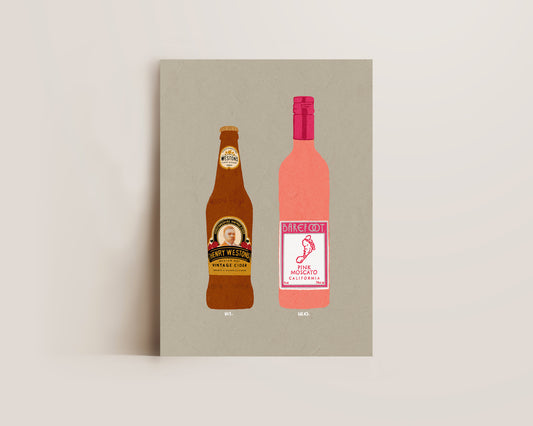 Henry Westons & Pink Moscato Print