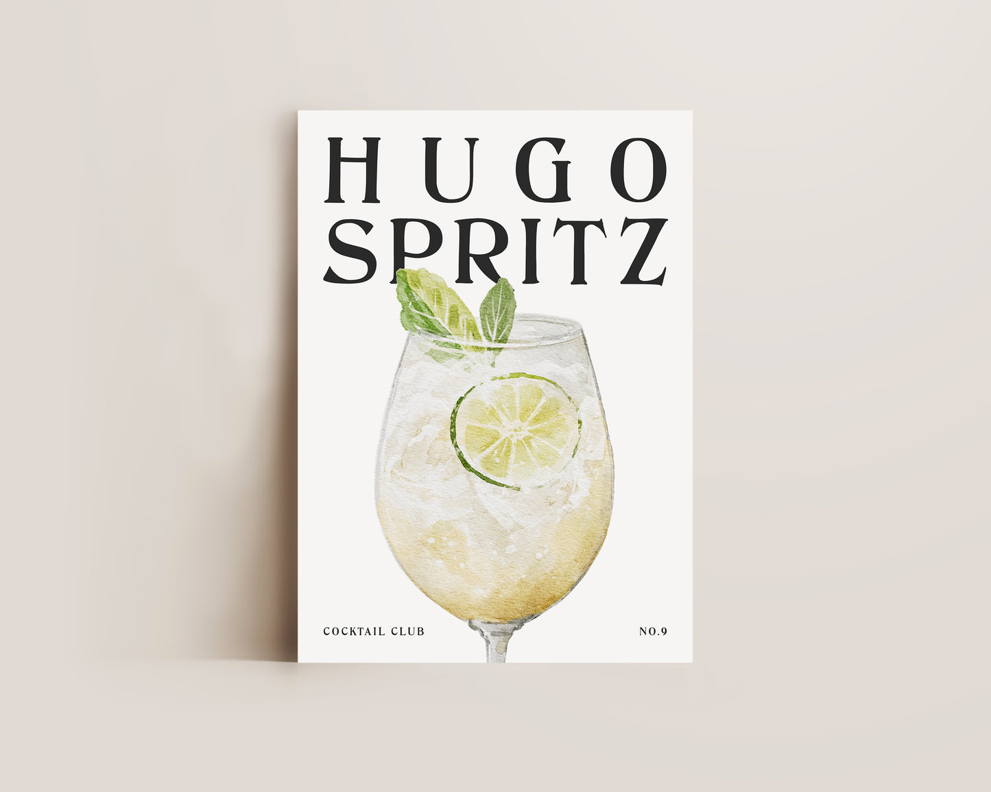 Hugo Spritz Cocktail Print
