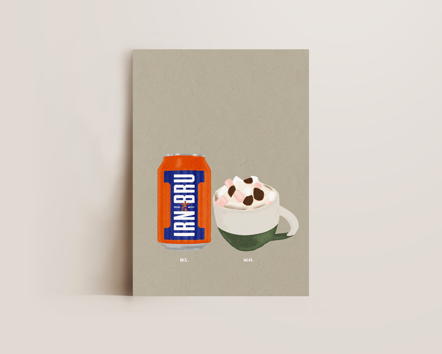 Irn Bru & Hot Chocolate Print