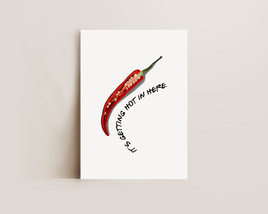 Hot In Here Chilli Print