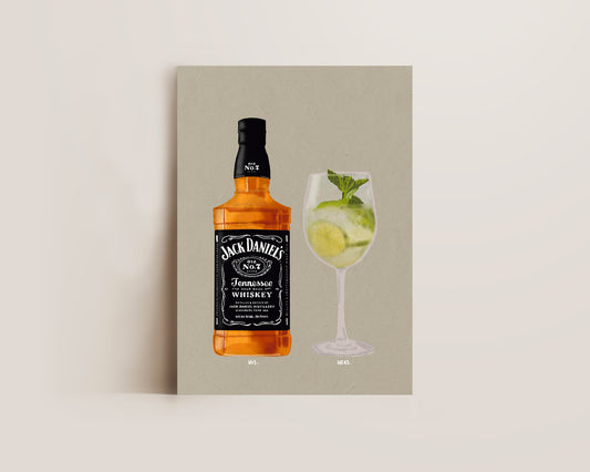Jack Daniel's & Hugo Spritz Print
