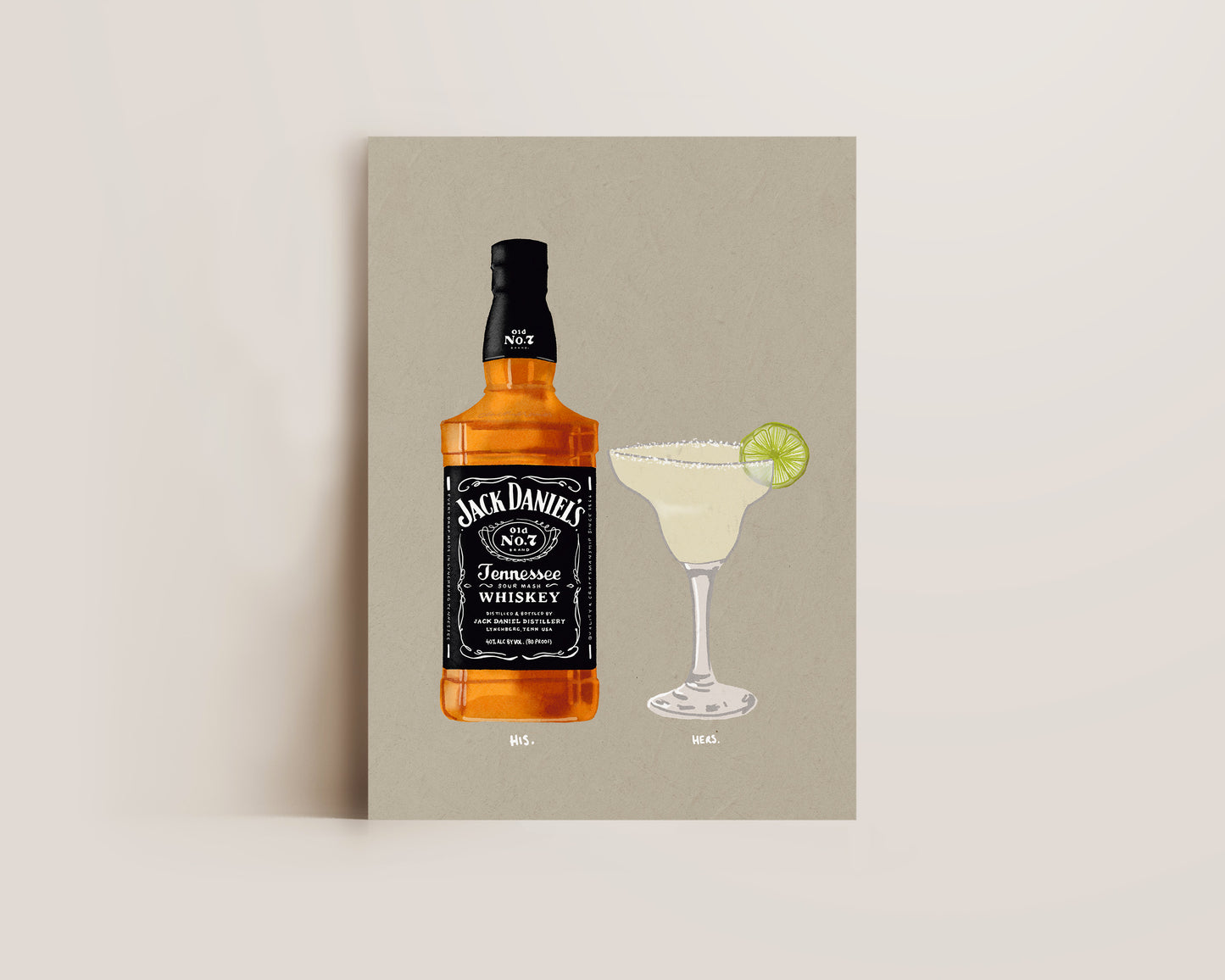 Jack Daniel's & Margarita Print