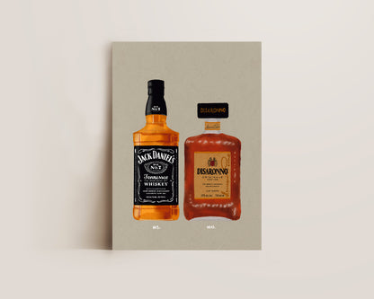 Jack Daniel's & Disaronno Print