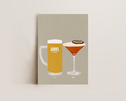 Jubel & Pornstar Martini Print
