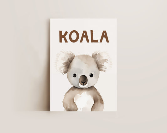Baby Koala Print