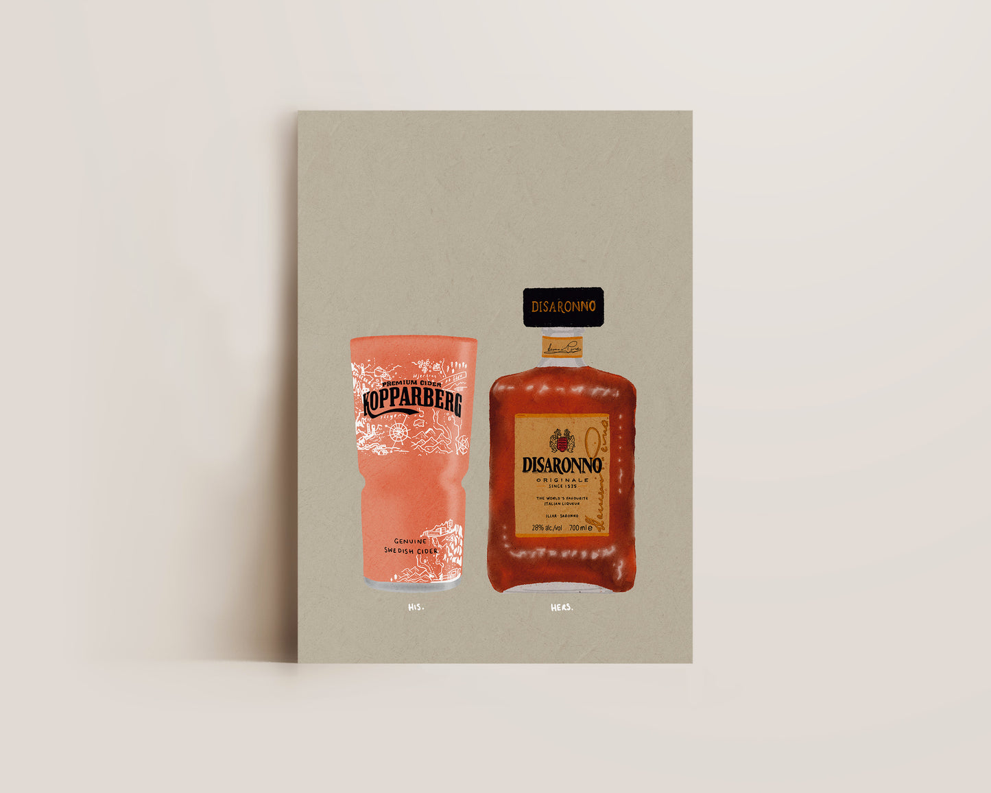 Kopparberg Pint & Disaronno Print