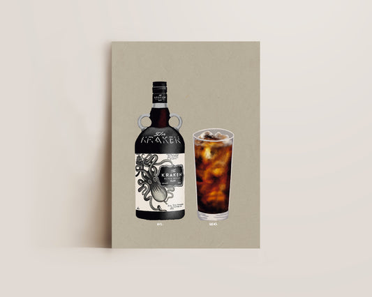 Kraken & Rum Coke Print