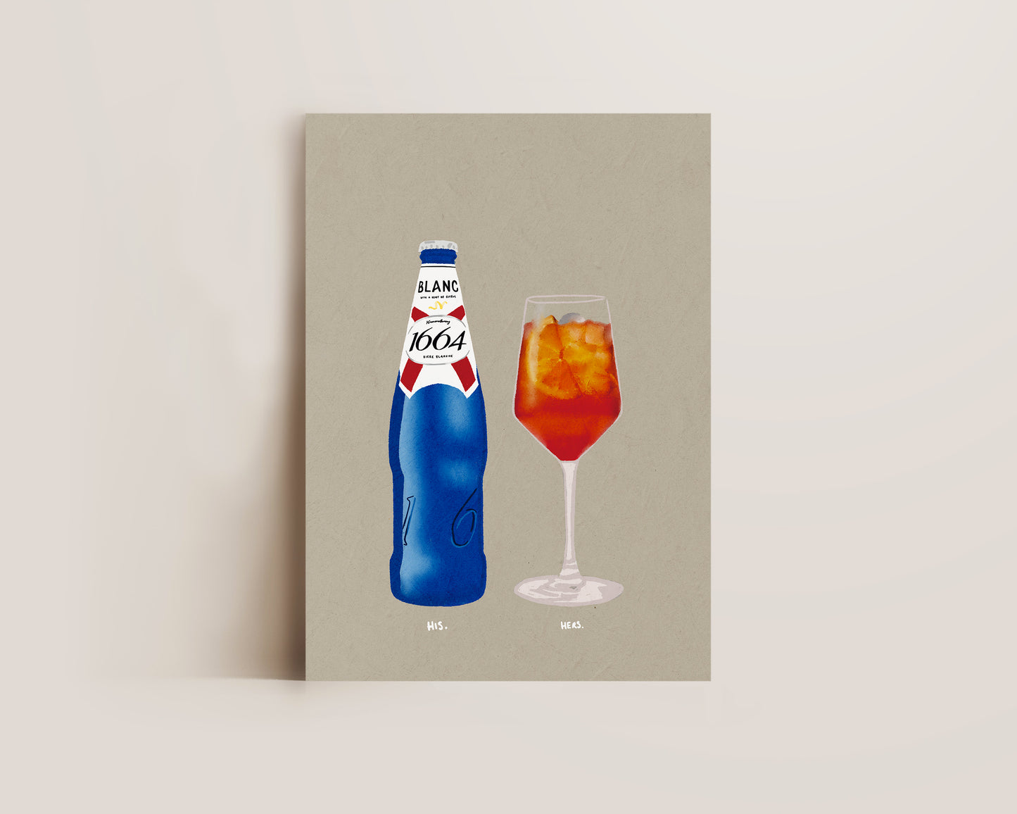Kronenburg Blanc & Aperol Spritz Print