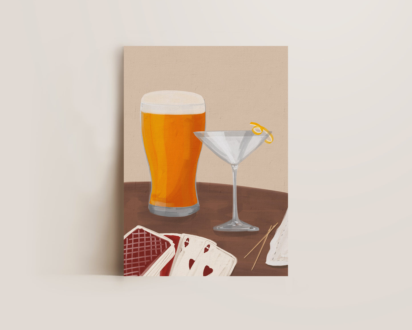 Lager & Martini Date Night Print