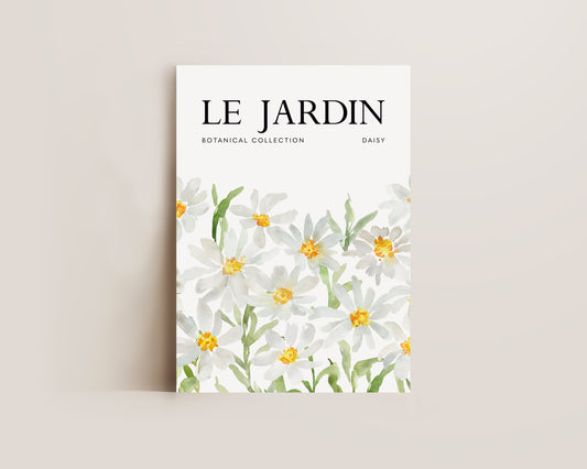 Le Jardin Daisy Print