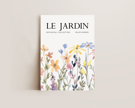 Le Jardin Wildflowers Print