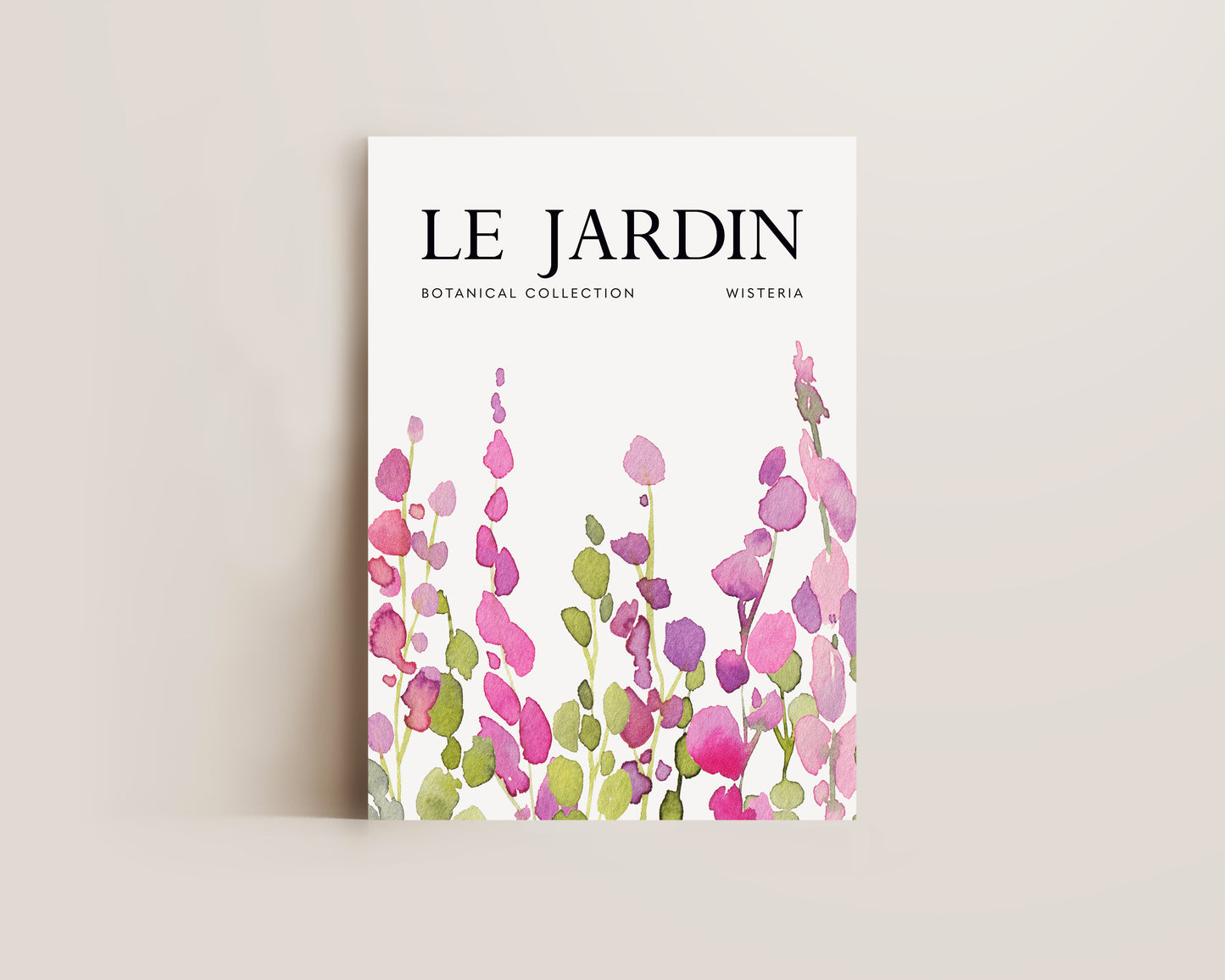 Le Jardin Wisteria Print