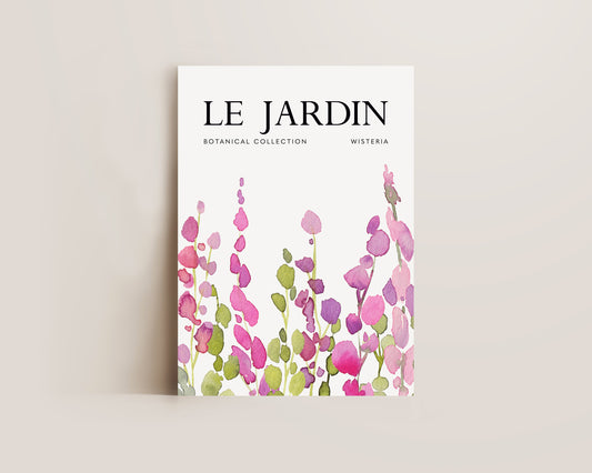 Le Jardin Wisteria Print