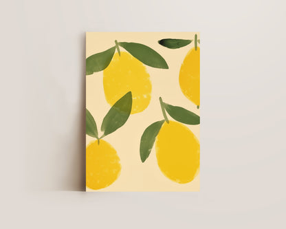 Lemons Art Print