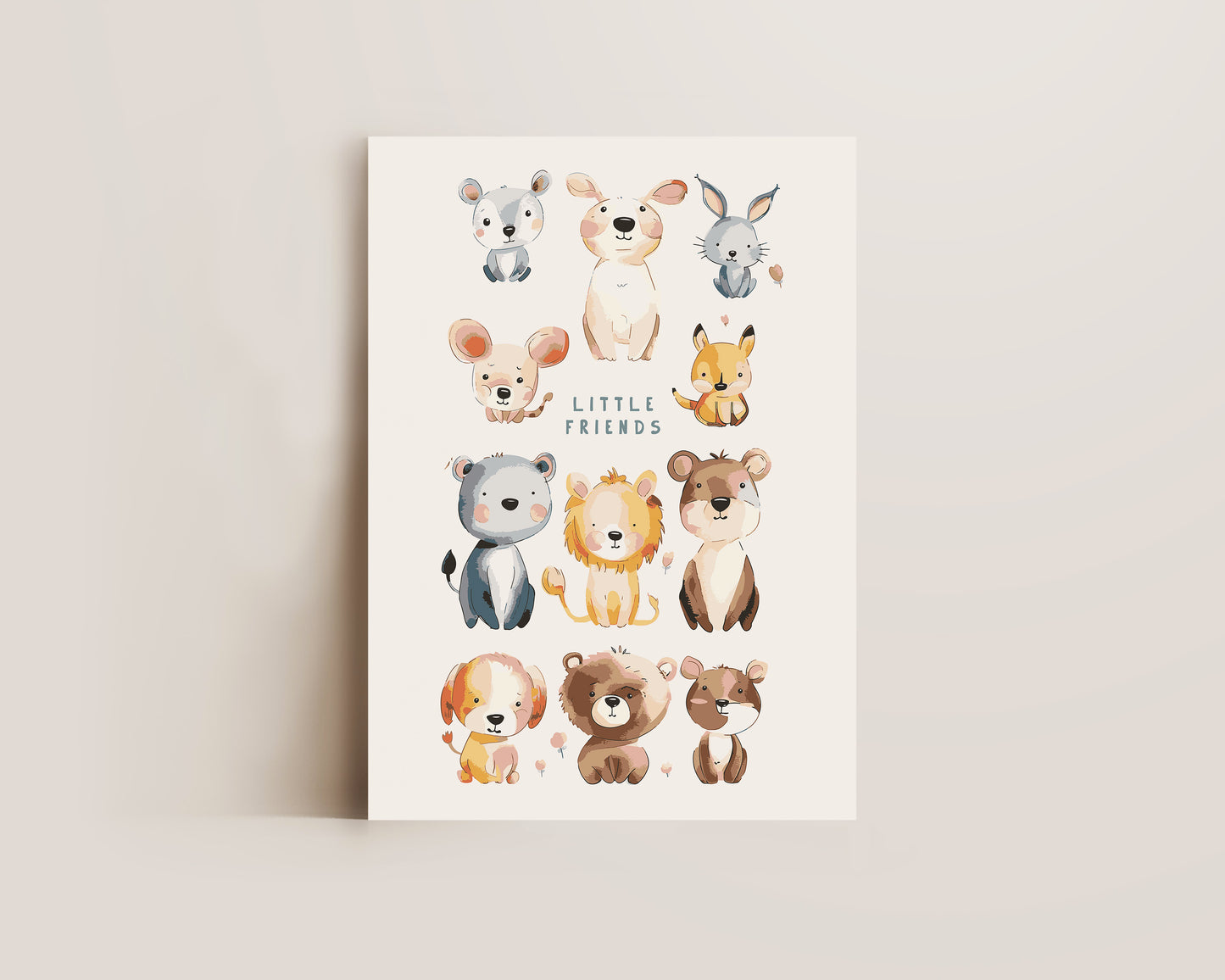 Little Friends Print