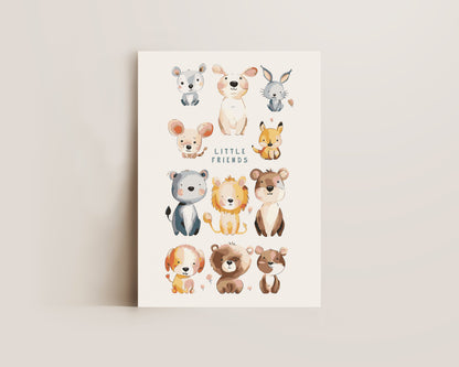 Little Friends Print