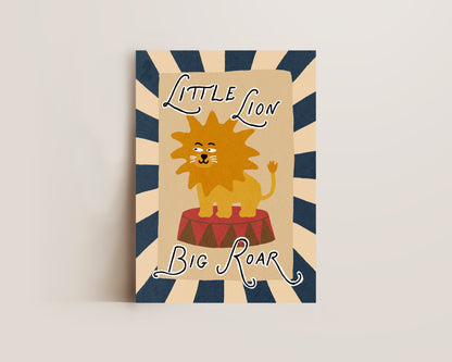 Little Lion Big Roar Print