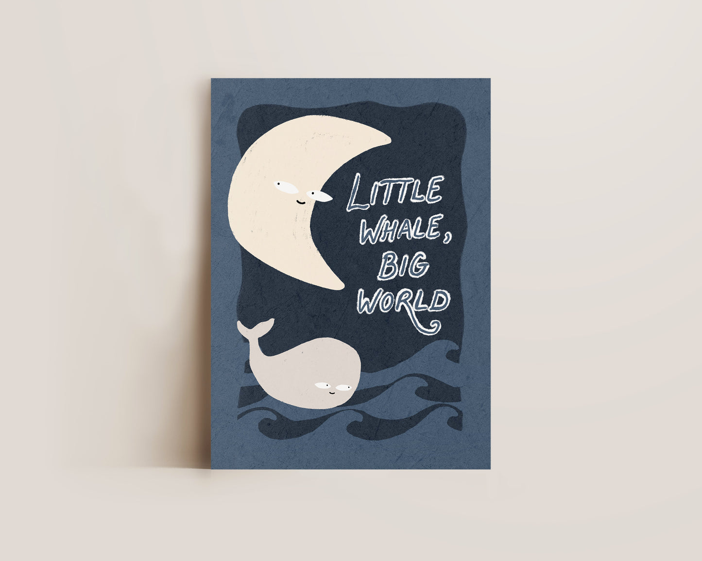 Little Whale Big World Print