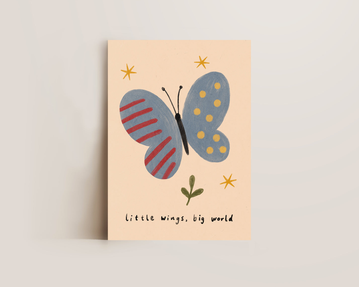 Little Wings Big World Print