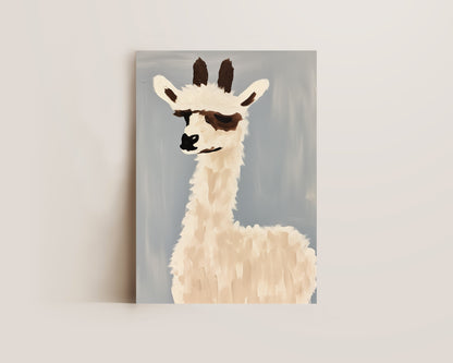 Cool Llama Print