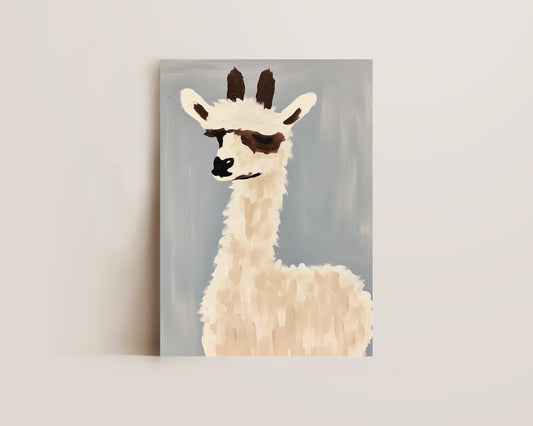 Cool Llama Print