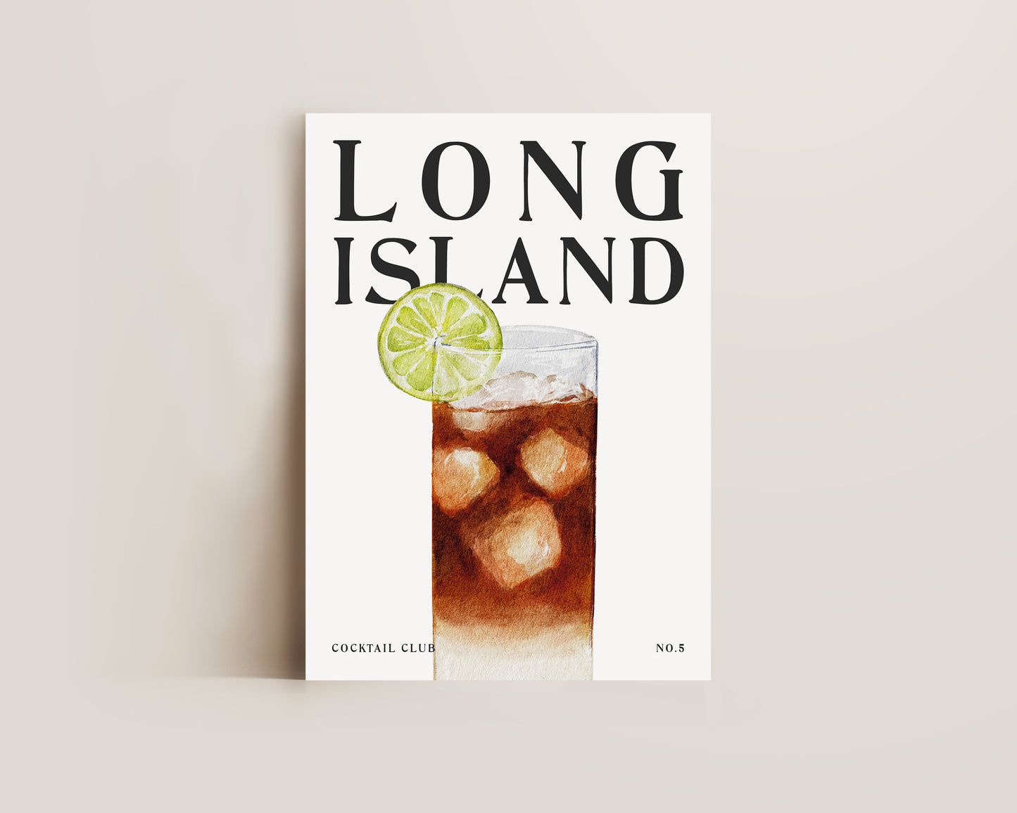 Long Island Cocktail Print