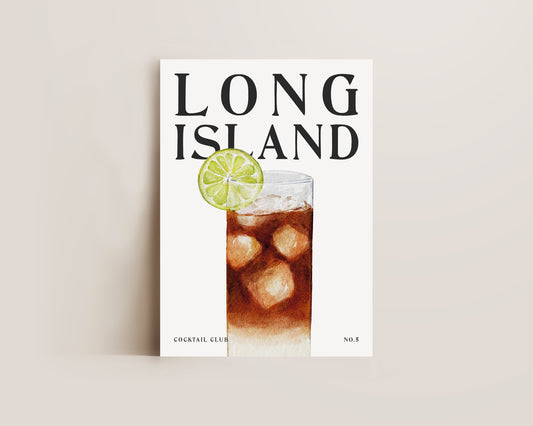 Long Island Cocktail Print