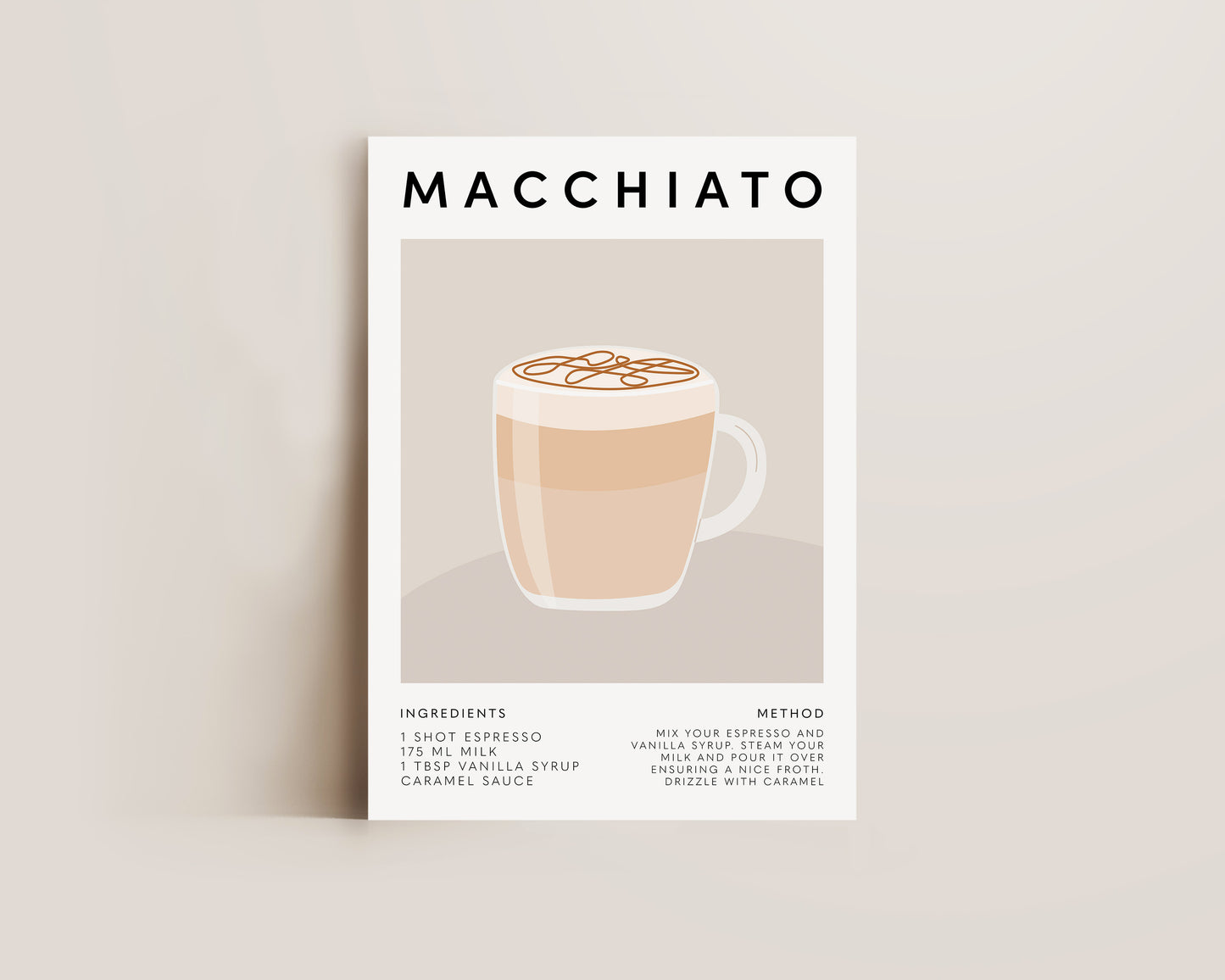 Macchiato Coffee Recipe Print