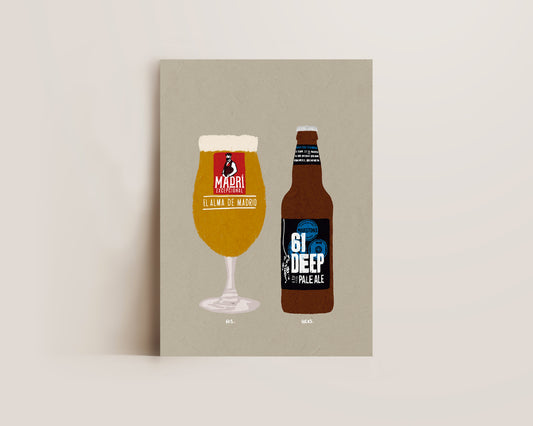 Madri & 61 Deep Pale Ale Print