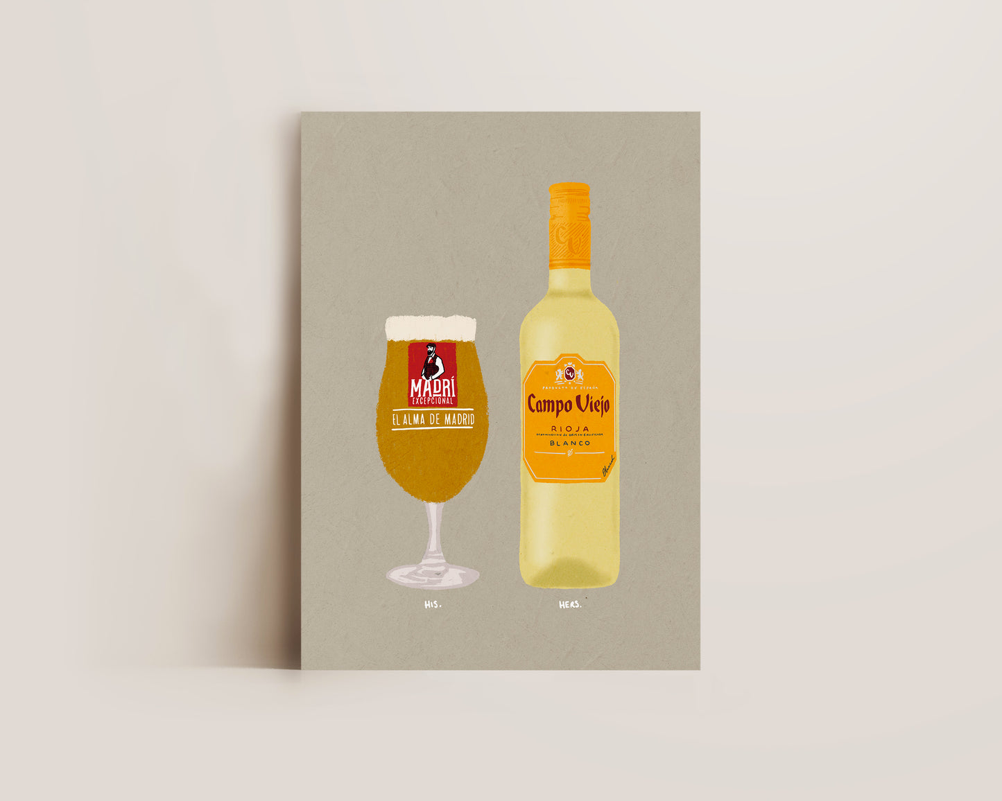 Madri & Campo Viejo Blanco Print