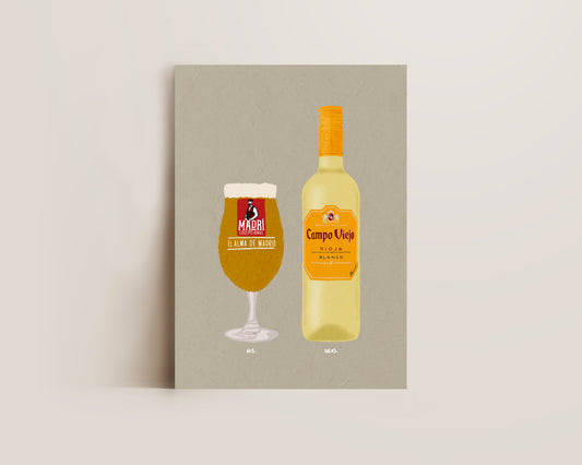 Madri & Campo Viejo Blanco Print