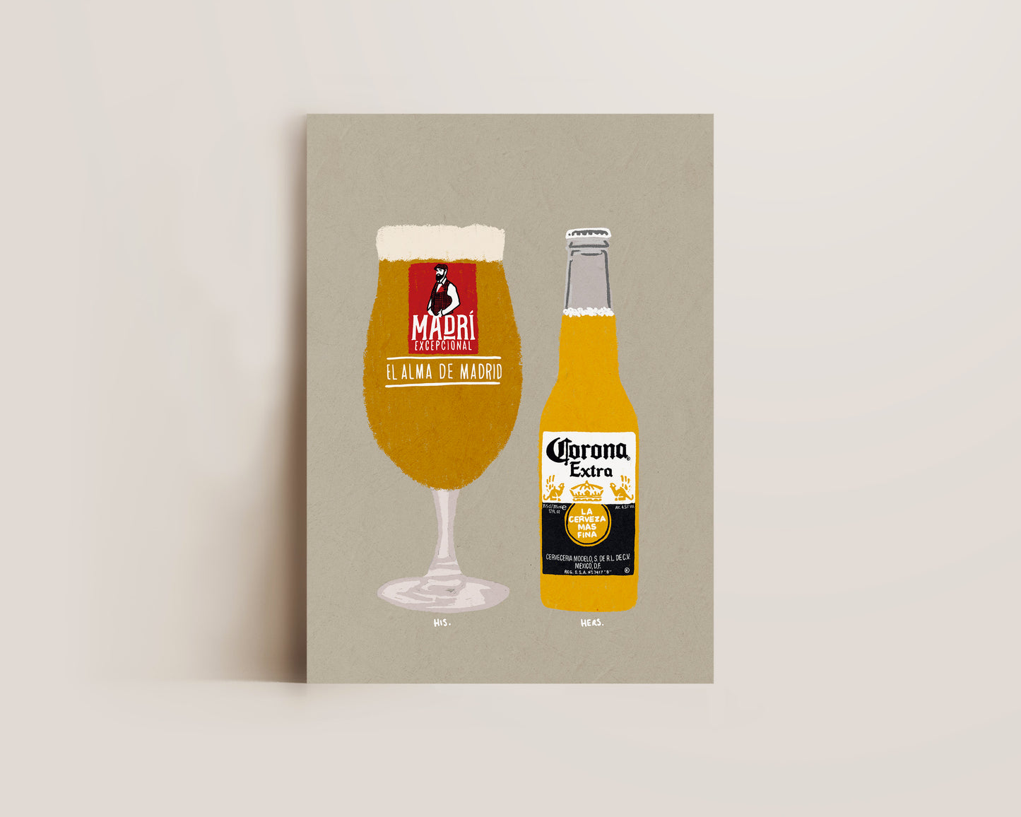 Madri & Corona Print