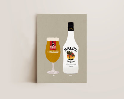 Madri & Malibu Print