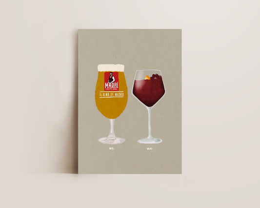 Madri & Sangria Print