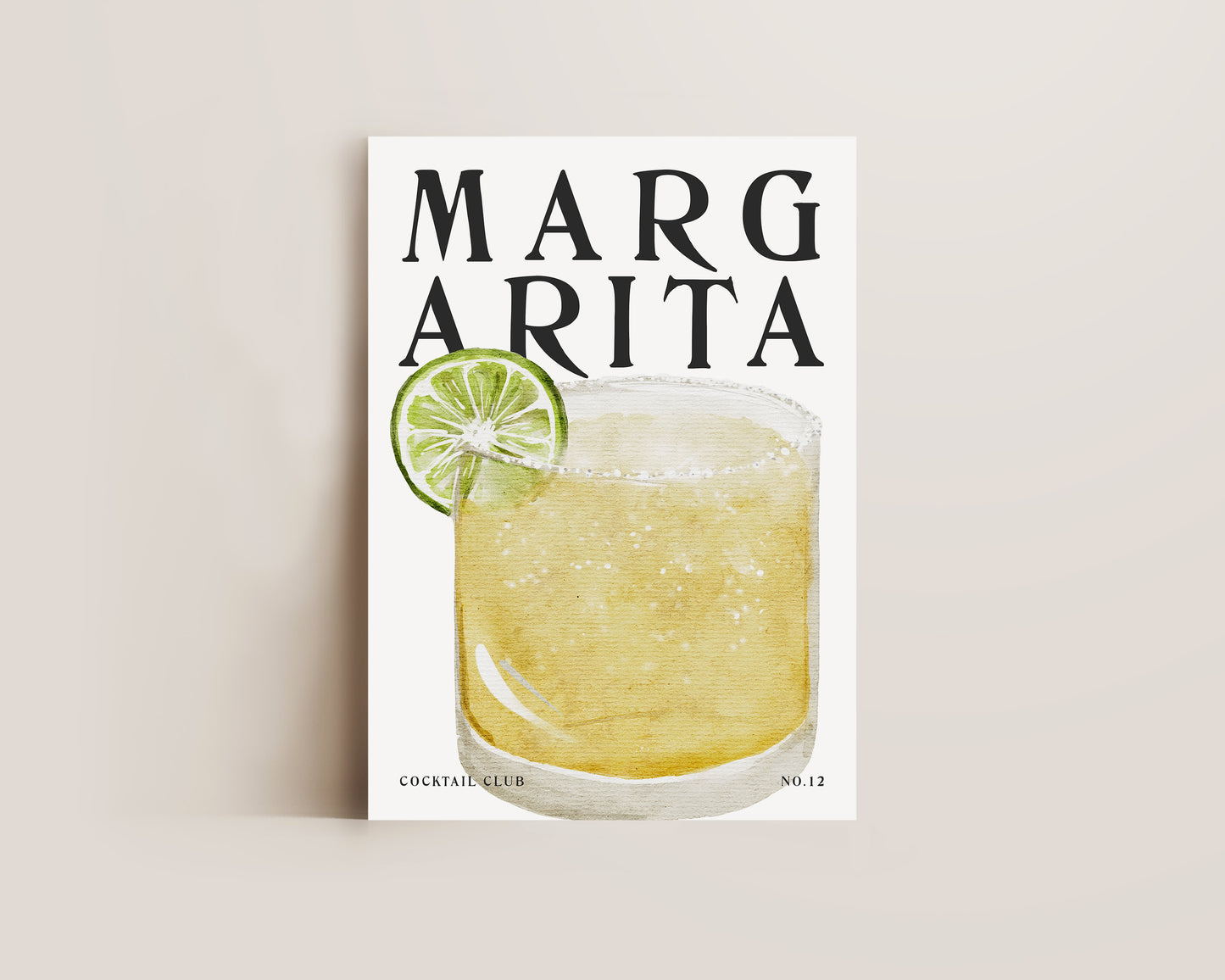 Margarita Cocktail Print
