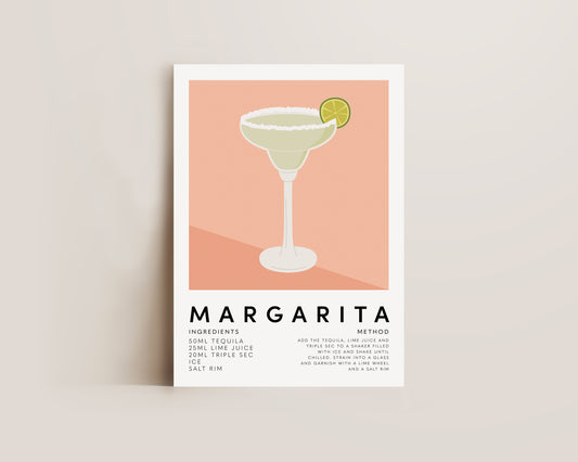 Margarita Cocktail Print