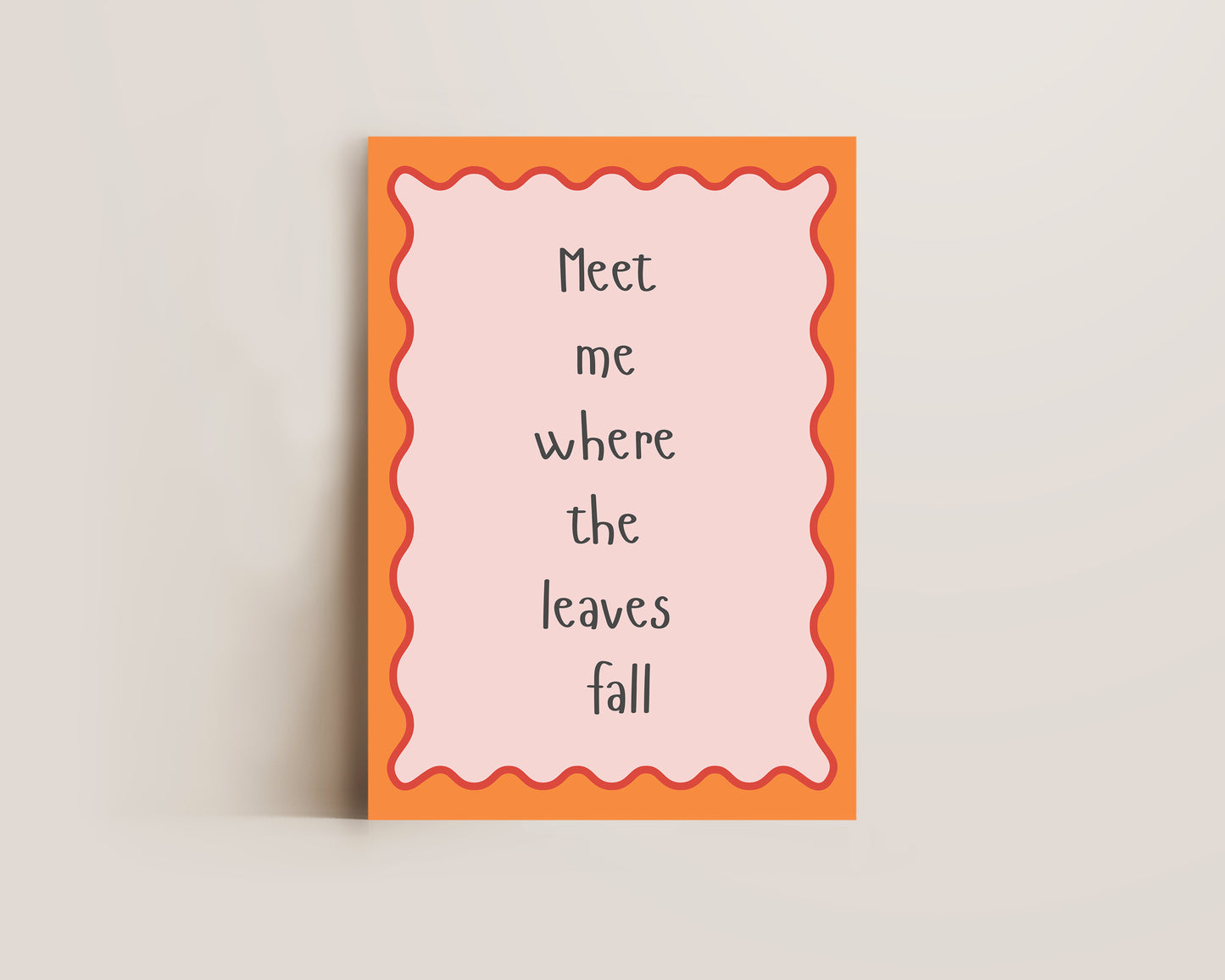 Where The Leaves Fall Print