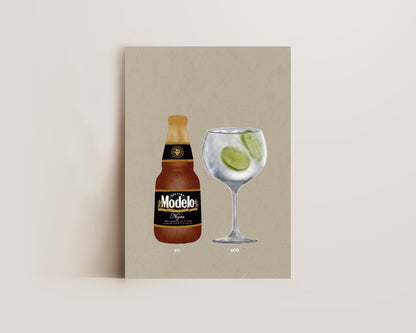 Modelo & G&T Print