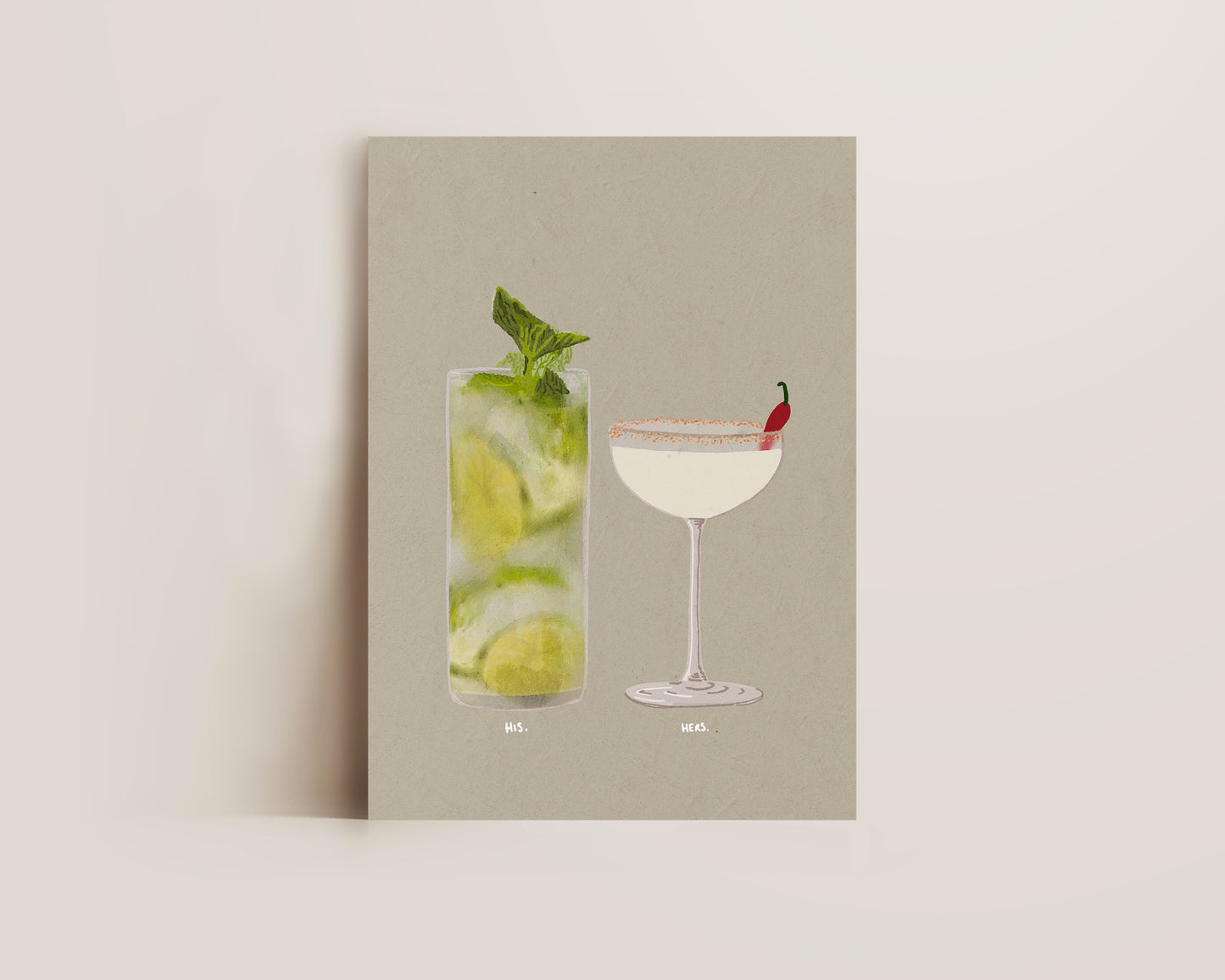Mojito & Spicy Marg Print