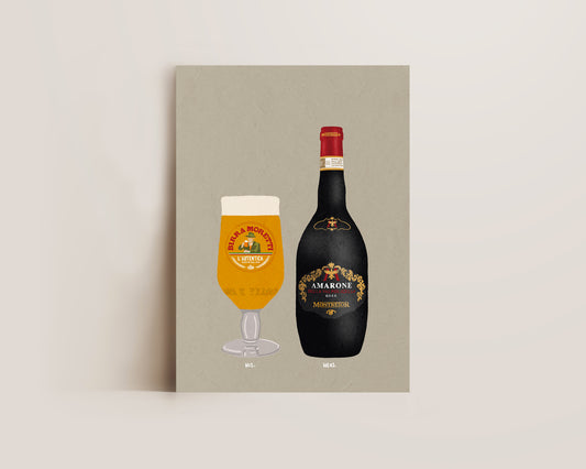 Moretti & Amarone Print