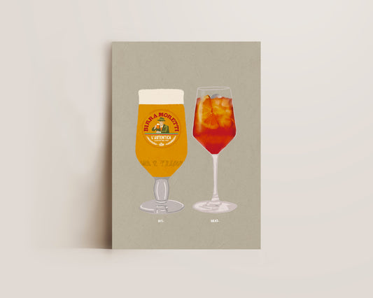 Moretti & Aperol Print