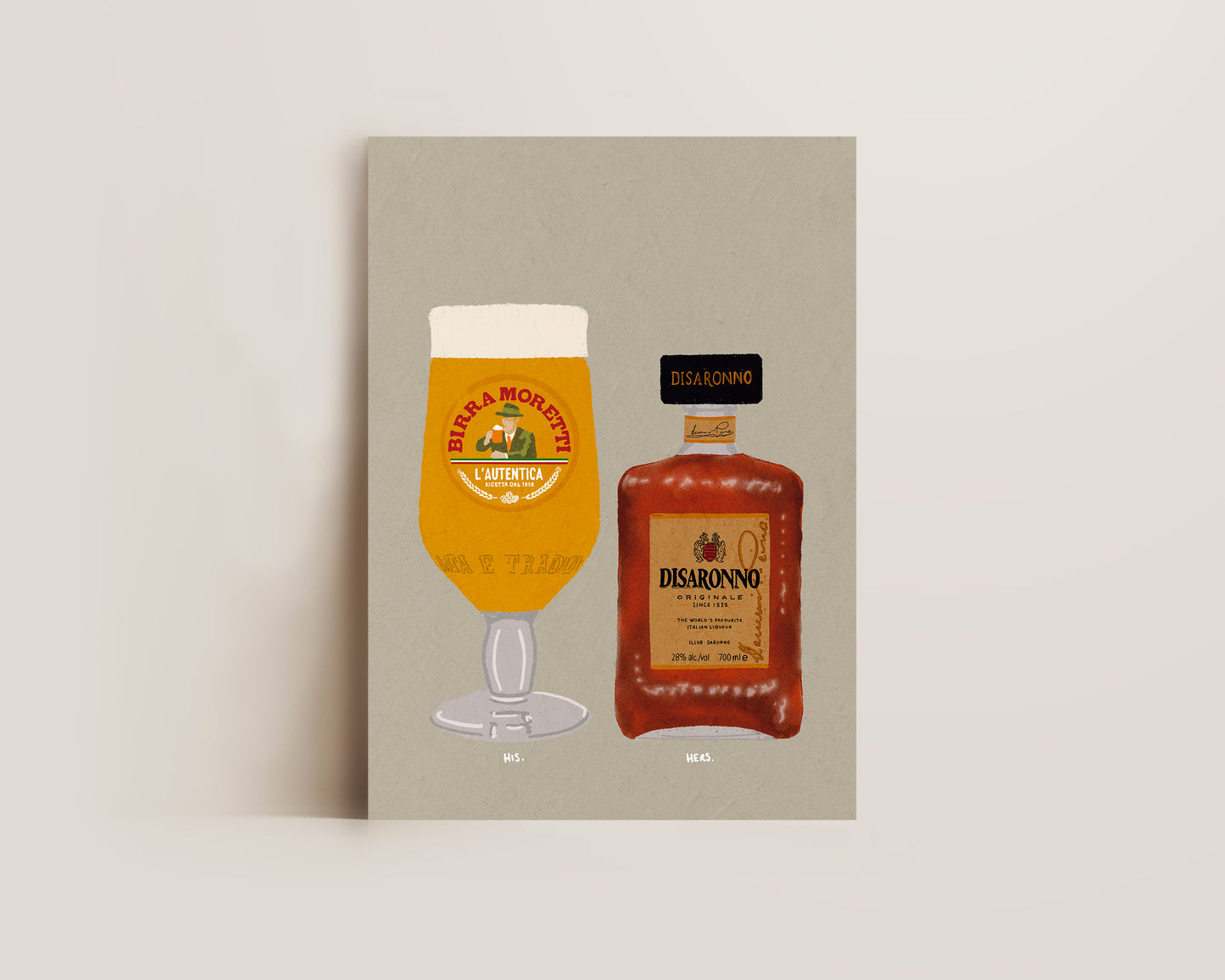 Moretti & Disaronno Print