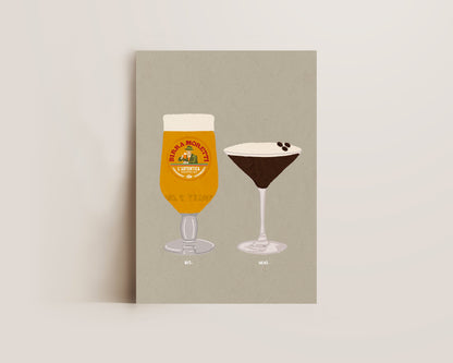 Moretti & Espresso Martini Print