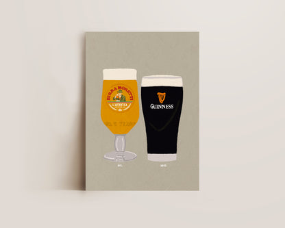 Moretti & Guinness Print