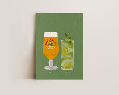 Moretti & Mojito Print