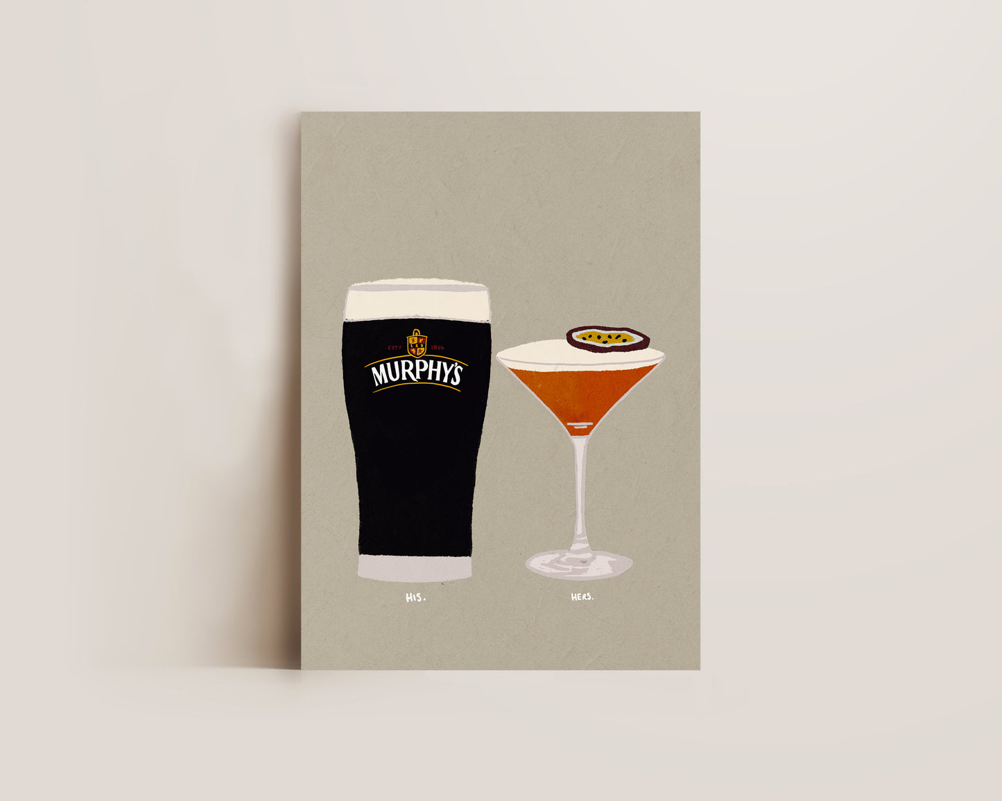 Murphy's & Pornstar Martini Print